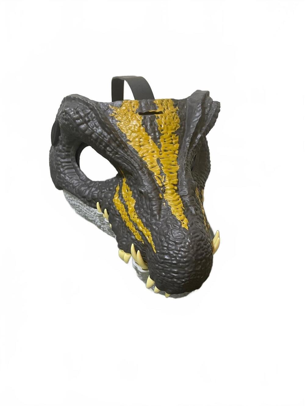 Jurassic Park Rebirth Spinosaorus Jaw Moving Sound Box Mask EUC